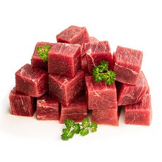 헬스꼬기 지방제거 호주청정우 소고기 설도 큐브, 5개, 200g