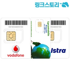 호주뉴질랜드유심 VODAFONE 정액제 8GB 7일