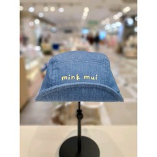 밍크뮤1 24SS (BL)레터링썸머캡모자 (야구모자) (3431480001)