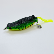 다혜 낚시용품 가물치 배스 낚시 FROG 개구리 11cm 30g, 초록, 1개 - 방어구