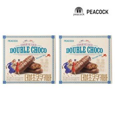 피코크 더블초코쿠키바 168g x 2개