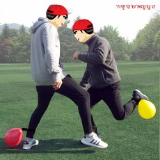 기쁜우리게임창고 풍선터뜨리기 체육대회 명랑 운동회 게임 용품 도구, 밴드10개+풍선빨강12개