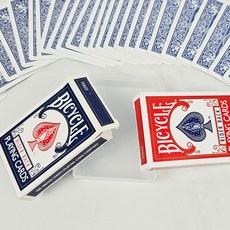 바이시클 정품 마술카드 1+1 USPCC 808버전 카드케이스 증정, 블루 + 레드