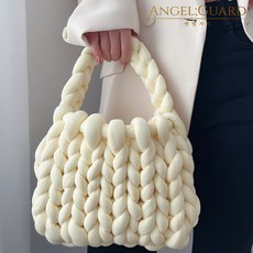자이언트얀 가방 벨벳 뜨개실 1kg 뜨개질 핑거니팅 망고 루피 엔젤가드