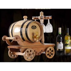 와인오크통 1.5L 3L 5L 숙성용 가정용 홈테리어 맥주, 1개, 통나무/골동품 1.5L 휴대용 바구니