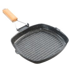 캠핑문 접이식 눈꽃 코팅 후라이팬(대형), 1개, 중