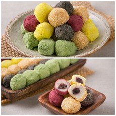 국산찹쌀 오색경단 20g 56입 한입크기 간식, 56개