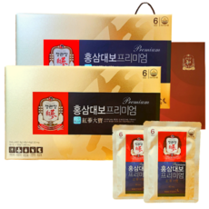정관장 6년근 홍삼정 홍삼대보 60포 2400ml+쇼핑백 부모님 추석 설 명절 선물세트(30포 2박스) 1개, 60개