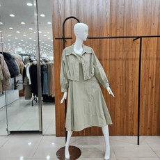 지컷 지컷 블라우스 레이어드 플레어 원피스 7224137601