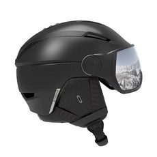 살로몬 20/21 스키헬멧 파이오니아 바이져/스노우보드, PIONEER VISOR/ Black