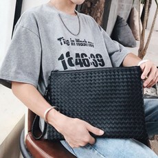 남성파우치백 남자파우치 클러치백 손가방 가방 남성 골프 가죽