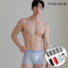남성 스키니 드로즈 쿨 아이스 여름 팬티 4종 세트 냉감 노메이커