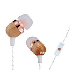 MARLEY Smile Jamaica IN-EAR 1CT 이어폰 EM-JE041, EM-JE041-CPD, 화이트/골드