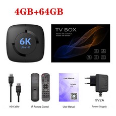 스마트 IP TV 박스 안드로이드 10 2.4G 및 5.8G 와이파이 6K HDR 시네마 등급 울트라 HD 화질 16G 32G 64G 수신기 미디어 플레이어 판매, 영국 플러그_64gb