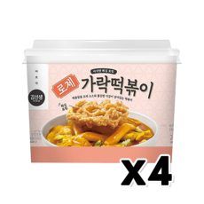 바르다김선생 로제 가락떡볶이 즉석용기컵 242g x 4개