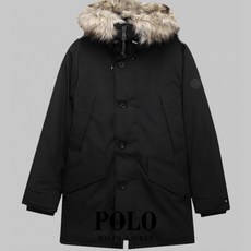 폴로 20FW 남성 덕다운 블랙 겨울 패딩