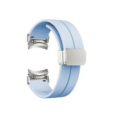 자석 실리콘 스트랩 삼성에 적합한 갤럭시 워치6용 44mm 40mm 스포츠 시계끈 20mm 밴드 팔찌 갤럭시 워치 6 클래식 43mm 47mm, 147) LPU S 6 classic 47mm 43m