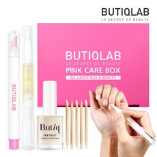 [뷰티끄랩] NEW 핑크 네일케어 박스 NO.4, 선택:네일케어4(오일푸셔+에센스펜+네일세럼+우드스틱), 상세 설명 참조, 상세 설명 참조