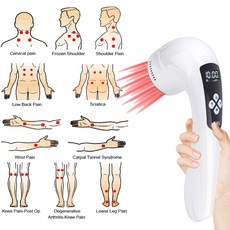 물리 치료 류마티스 관절염 목 통증 완화 콜드 레이저 요법 침술 허리 어깨 감소