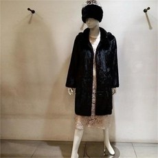 리가모피 NC13 밍크 휘메일후드코트 LSW0LM091