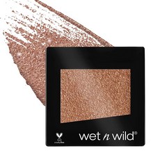 [해외] Wet n wild Color Icon 아이섀도우 글리터 - 실크처럼 매끄러운 보습 효과를 위한 울트라 피그먼트 비타민 E 주입 동물 실험 없음 및 비건 - 누드코머, 황동(카드)