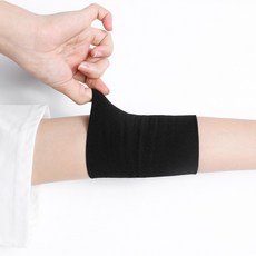 팔꿈치보호대 팔목보호대 남녀 얇은타입 온실 보온 관절 팔보호대 팔보호 볼운동 여름시즌, C03-짧은타입 블랙색(한쌍)