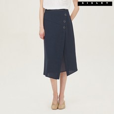 시슬리 탐탐 버튼 스커트 SASK32231 NY