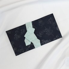 꽃심예단 현금예단봉투 8종 고급양단 매듭보자기 설날명절 현금예단보, 네이비민트