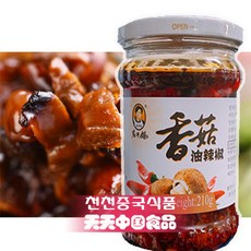 [천천중국식품] 노깐마 표고 고추기름 210g