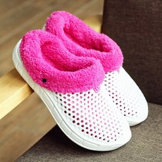 남자털슬리퍼 가을겨울용 커플 면슬리퍼 남성실내 보온 미끄럼방지 빈백소파 통굽실내화 털실내화 겨울