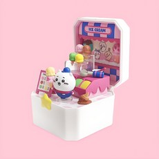 피노키오 먼작귀 디오라마 시리즈 콤팩트샵 인형집, 랜덤발송, 1개