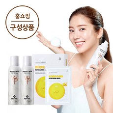 메디필 홈쇼핑 구성상품 생크림 트리플 필 물광필링 180ml 2통+비타민밤 마스크 10매