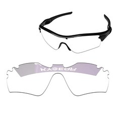 Kygear 오클리 레이더 경로 통풍구용 15MM 눈부심 방지 변색 방지 교체 렌즈 1쌍