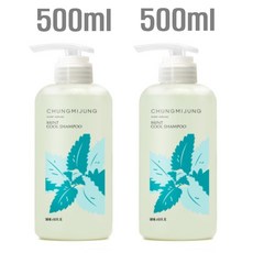 청미정 박하 쿨 샴푸 미용실 샴푸 쿨링 시원한 샴푸 샘플증정 500ml