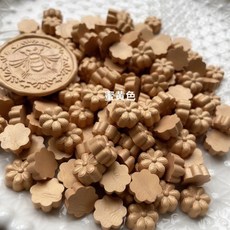 플라워 씰링 비즈 무광 멀티 컬러 스탬프 약 98 입자 공예 용품 55 g/bag, 55g mihuang
