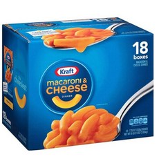 Kraft Macaroni & Cheese - 7.25 Ounces - 18 ct 크래프트 마카로니 앤 치즈 - 7.25온스 - 18ct