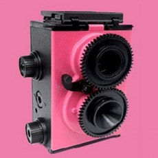 2023 35mm 및 성인 DIY 이중 렌즈 조립 카메라 레트로 향수 이중 반사 필름 카메라 쌍안 TLR 카메라, 없음, 4.Pink