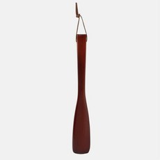 소가죽 스트랩 원목 구두주걱 25cm 긴구두주걱 구두칼 구두용품 신발관리용품 휴대용구둣주걱 예쁜인테리어소품 긴구두주걱 zmk;i1662, @상품선택@