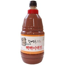 김명수젓갈 뻑뻑이액젓 천연식품 1.8L 299230, 1개