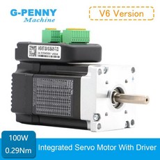 Nema23100w 3000rpm 통합 서보 모터 드라이브 포함 0.29Nm 41Oz in 36vDC 6.0A 57x76mm AC 모터, 단일상품