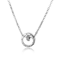 유색초커목걸이