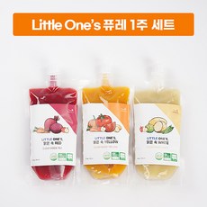 [1주 세트] 한입 Little One's 퓨레 - 맑은속 옐로우 맑은속 레드 맑은속 화이트 맛, 3. Little One's 맑은속 화이트 퓨레