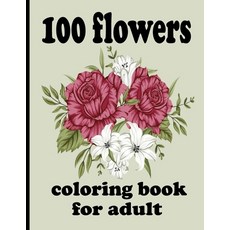 The Flower Year: A Coloring Book An Easy and Simple Coloring Book for Adults  (Paperback)