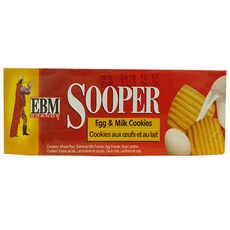 EBM Halal Sooper Egg Milk Cookies 112g EBM할랄 수퍼 에그 밀크 쿠키, 1개