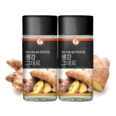 그대로말린 100%국산 천연조미료 생강 분말가루, 2개, 24g