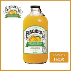  분다버그 트로피칼 망고 375ml 12병 탄산음료, 36개 