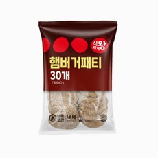 식자재왕 햄버거패티 1.8kg, 1개