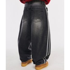 [백화점 매장정품] 스켈리웩 라인 스윙 벌룬핏 데님[블랙]