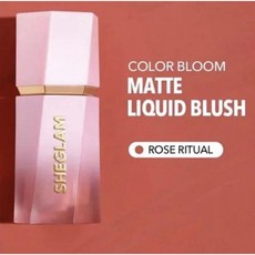 쉬글램 SHEGLAM 메이크업 리퀴드 블러쉬 페이셜 영양 블러셔 젤 다용도 립글로스, 1개, rose