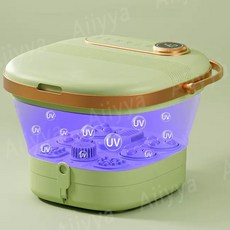 Aiiyya 접이식 족욕기 온도조절 보온력 오래가는 원적외선 발마사지 습식족욕기 [부모님 선물추천], 플래그심A